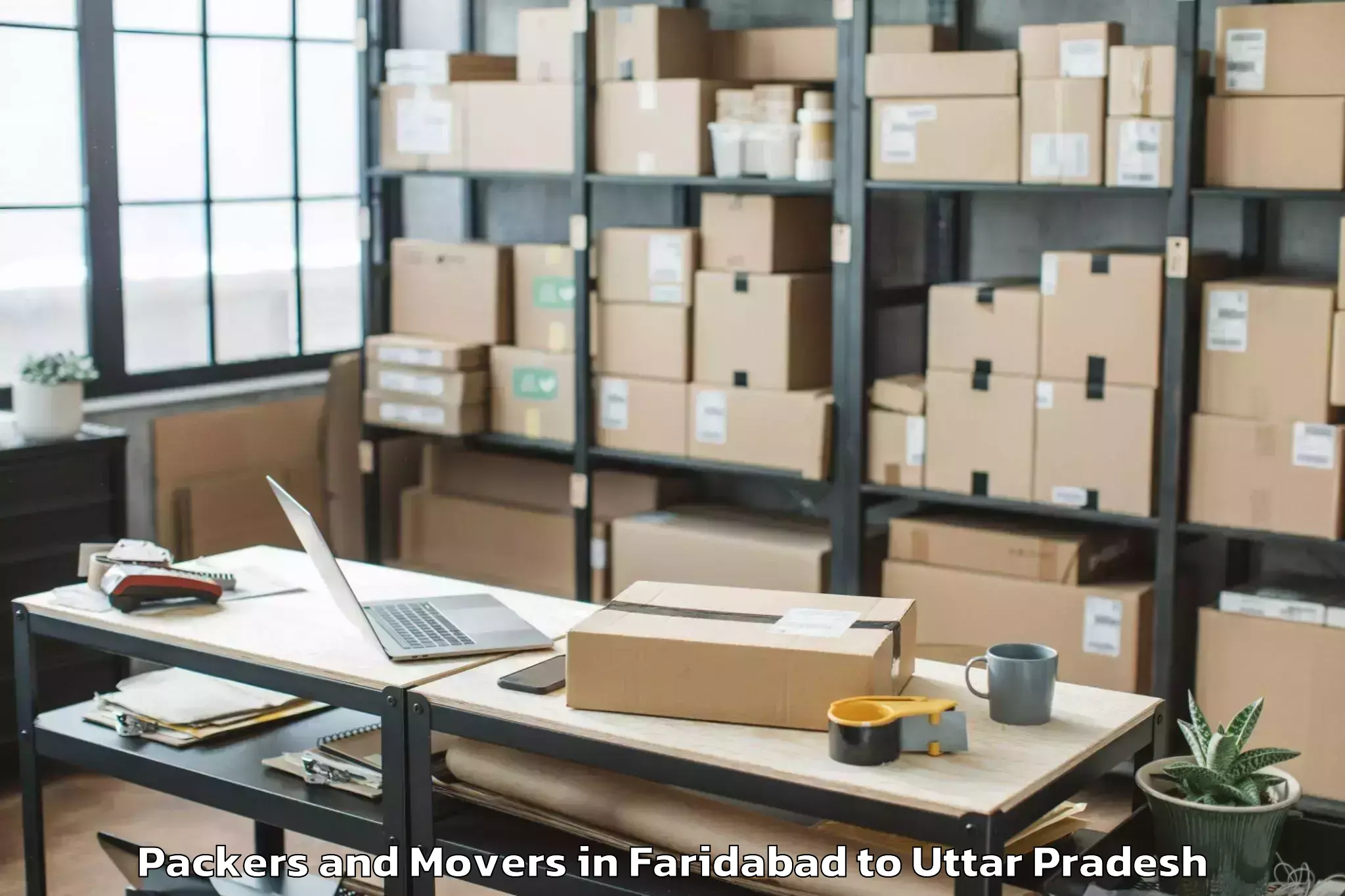 Quality Faridabad to Naraini Packers And Movers